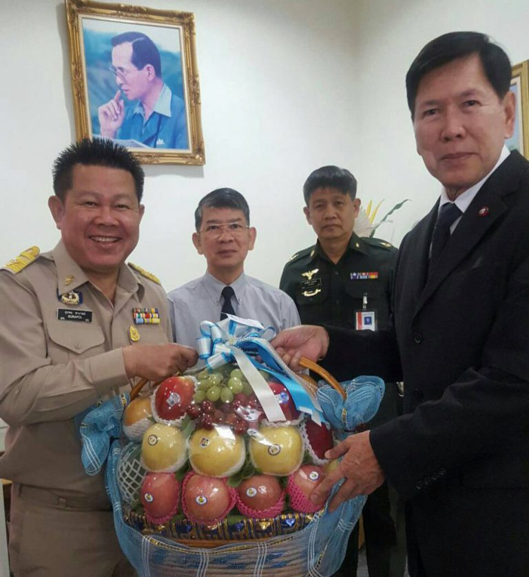 นายกสมาคมศิษย์เก่าฯ เข้าอวยพรและขอพร เนื่องในโอกาสวันคล้ายวันเกิด ท่านพลเอกพงษ์เทพ เทศประทีป เลขาธิการมูลนิธิรัฐบุรุษ ฯพณฯ ท่านพลเอกเปรม ติณสูลานนท์